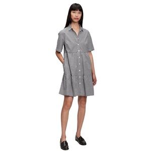 Gap Tiered Mini Shirt Dress